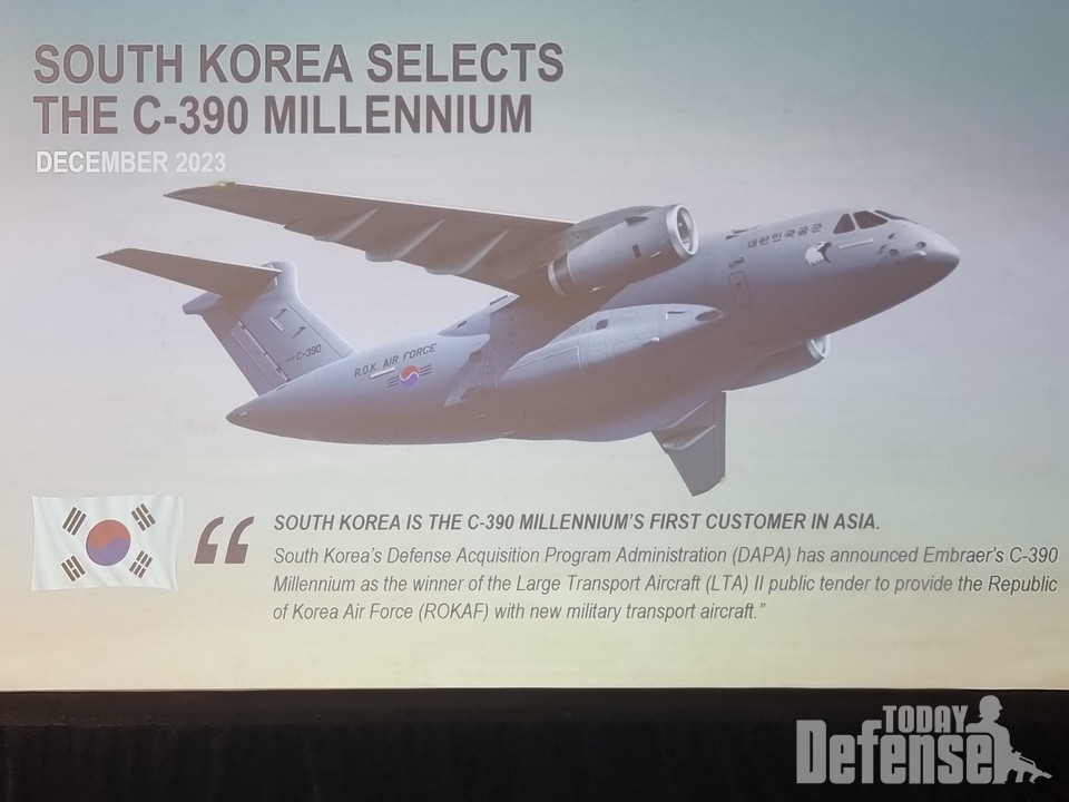 엠브라에르 C-390 수송기, 미해병대 수주 받으려고 노력 시작